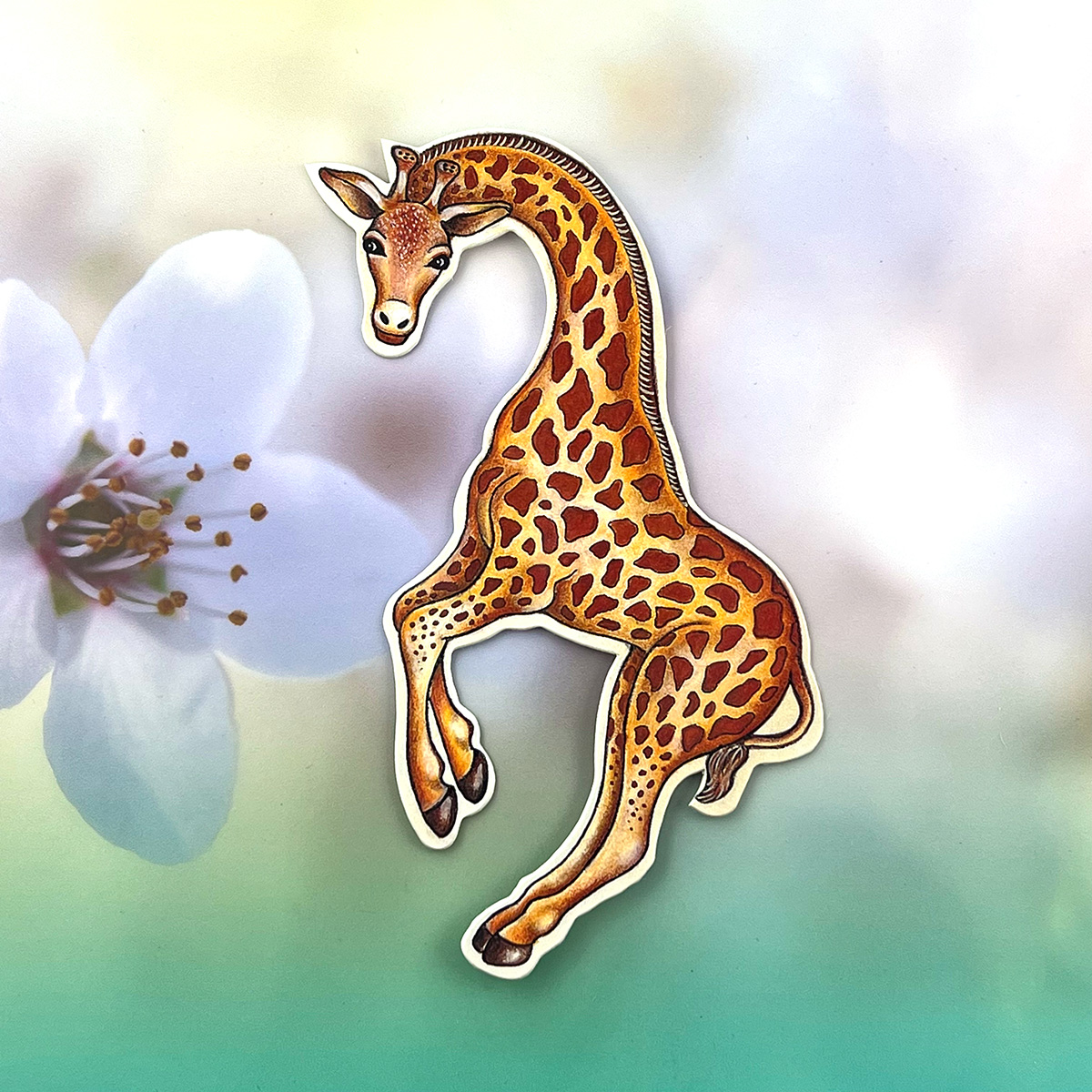 Giraffe Hang-On Bookmark
