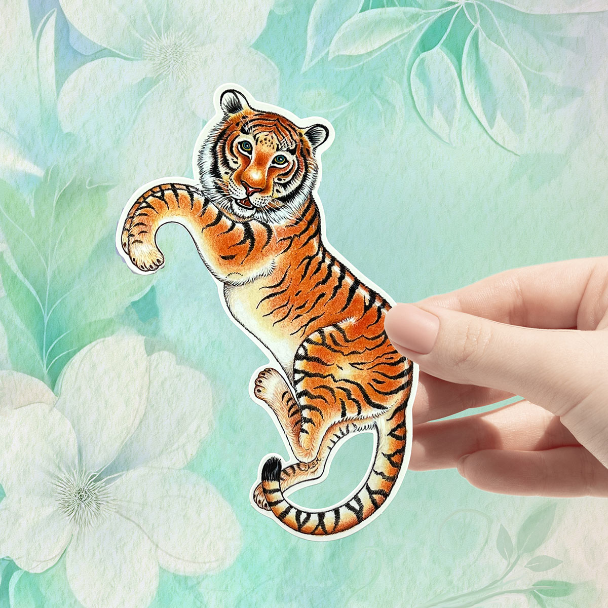 Tiger Hang-On Bookmark - Image 2